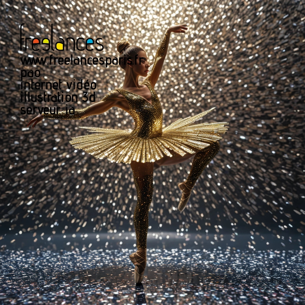 Pao mise en page internet vidéo illustration 3d serveur image IA générative AI freelance paris studio de création magazines C4C306W0